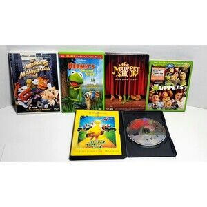 Nostalgic Muppets & Sesame Street DVD Lot – Tested, Classic Kids Movies
